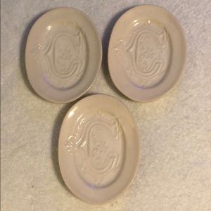 Pottery Barn C appetizer dishes